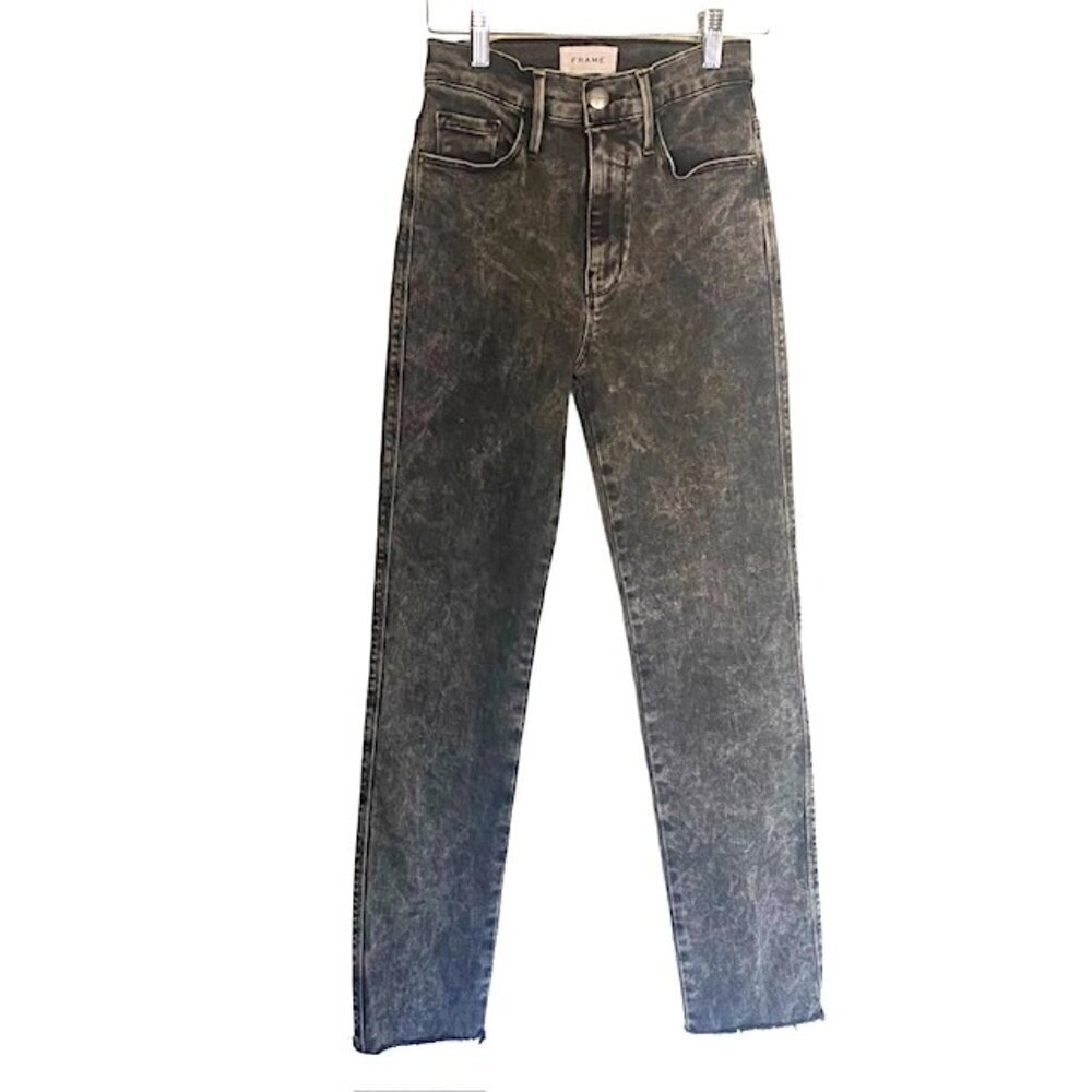 Frame Le Sylvie Slender Straight Leg Jeans 25